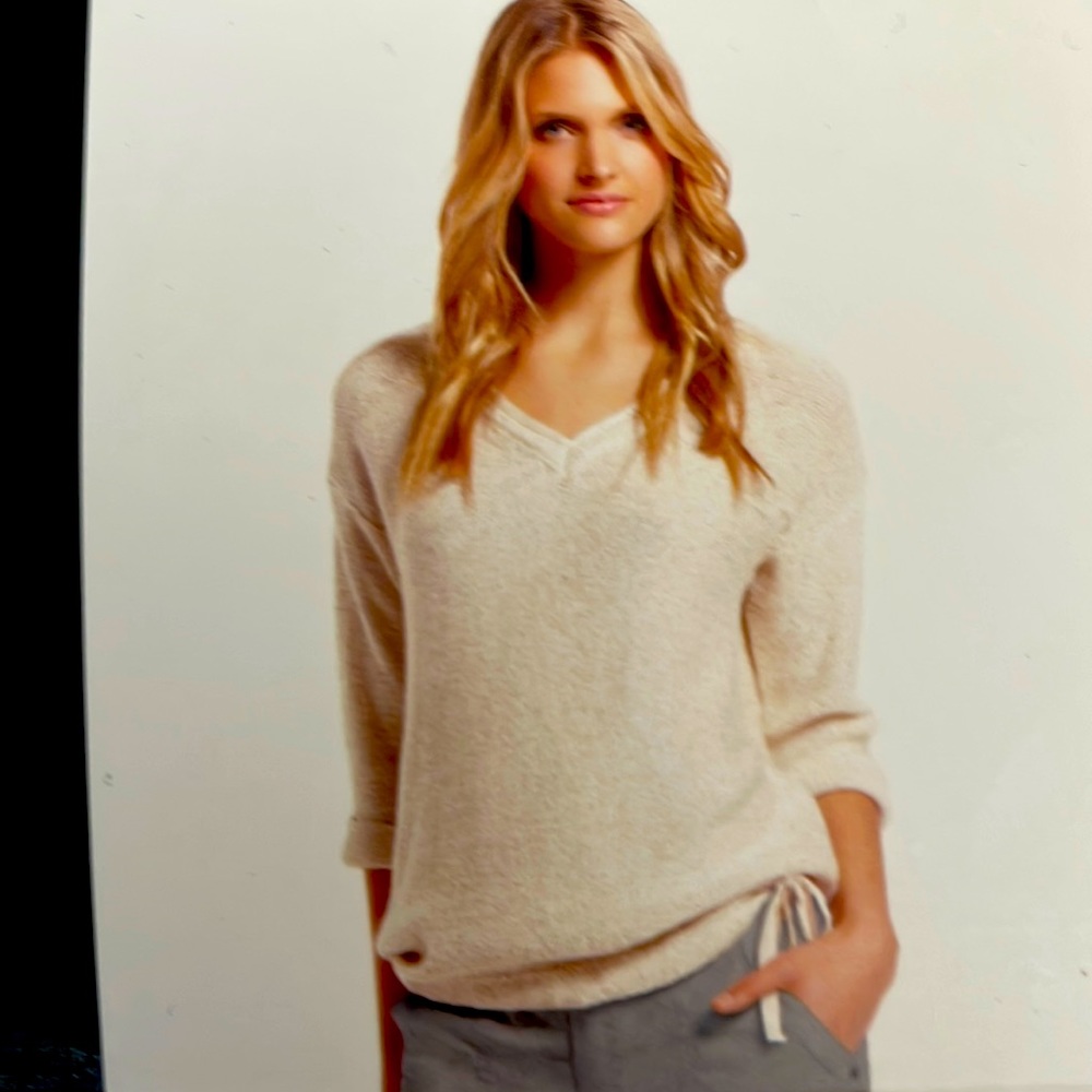 NWT DKNY sequin v-neck sweaters